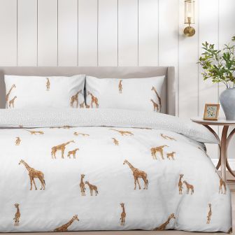 Jeff Silver Cotton Mix Duvet Cover Set