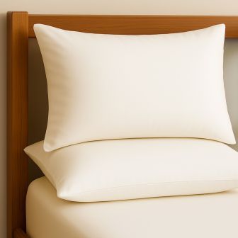 Percale Ivory Pillowcase Pair