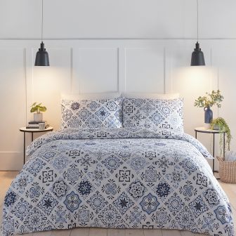 Porto Blue Duvet Cover Set