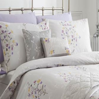 Felicity Silver Cotton Mix Duvet Cover Set