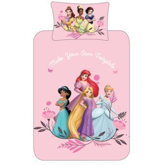 Princess Fairytale Pink Cotton Rich Duvet Cover Set