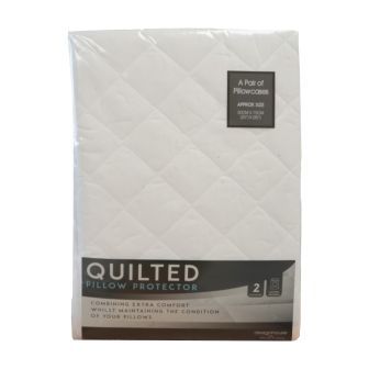 Quilted Pillow Protector Pair