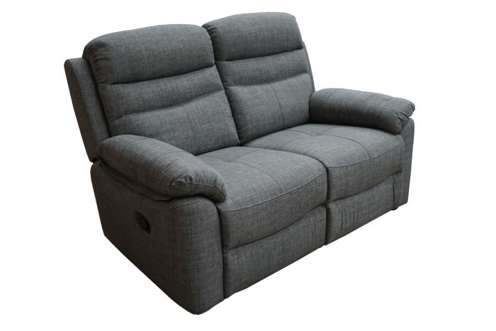 Genoa Grey Recliner 2 Seater Sofa