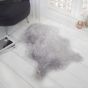 Faux Sheepskin Silver Rug