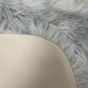 Faux Sheepskin Silver Rug