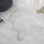 Faux Sheepskin White Rug