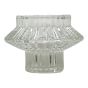 Two Sided Clear Candle Holder