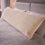 Velvet Cord Bolster Cuddle Pillow