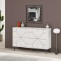 Dune White Console Table