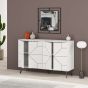 Dune White Console Table