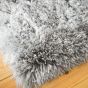 Allure Silver Shaggy Rug