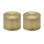 28mm Finial Antique Brass Pair