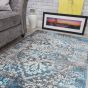 Antika Medallion Teal Rug