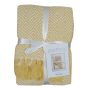Ascot Throw Ochre 130x170cm