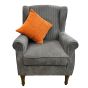 Ascot Charcoal Corduroy Chair