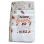 Velour Autumn Tea Towels 3pk 