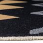 Azteca Tribal Black Rug