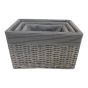 Set of 3 Wicker Baskets