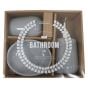 3 Piece Grey Bathroom Set