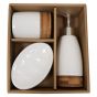 3 Piece Cream Bathroom Set