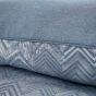 Bayonne Blue Cotton Mix Duvet Cover Set 