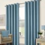 Belgravia Blue Blackout Ready Made Eyelet Curtains