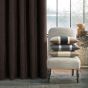 Belgravia Chocolate Blackout Ready Made Eyelet Curtains