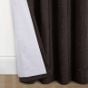 Belgravia Chocolate Blackout Ready Made Eyelet Curtains