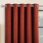 Belgravia Terracotta Blackout Ready Made Eyelet Curtains