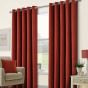 Belgravia Terracotta Blackout Ready Made Eyelet Curtains