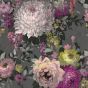 Azzura Floral Charcoal Wallpaper Roll