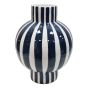 Striped Blue Vase