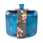 Garden Bloom Blue 10cm Candle 