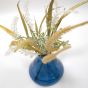 Natural Grass In Blue Vase