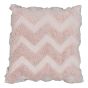 Nyla Zig Zag Blush Filled Cushion 