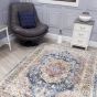 Boho Medallion Blue Rug