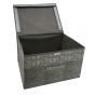 Printed Grey Weave Storage