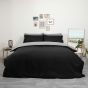 Oxford Black & Grey Duvet Set