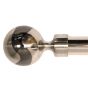 25/28mm Cali Stainless Steel Eyelet Extendable Curtain Pole