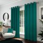 Cannes Teal Ready Made Eyelet Curtains