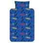 Cars On The Road Red Cotton Rich Duvet Cover Set