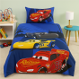 Cars On The Road Red Cotton Rich Duvet Cover Set