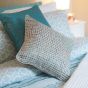 Chevin Blue Cushion Cover