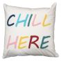 Chill Here White Cushion 