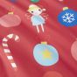 Christmas Fairy Red Cotton Duvet Set Toddler
