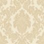 Ciara Natural Damask Wallpaper Roll