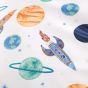 Cosmic White Cotton Mix Duvet Cover Set