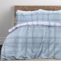 Waffle Check Green Cotton Duvet Set