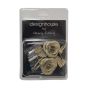Rose Cream and Gold Hook Pair