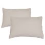 Flannelette Cream Pillowcase Pair
